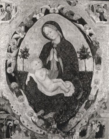 Schwitter — Zanino di Pietro - sec. XIV/ XV - Madonna in adorazione del Bambino; Annunciazione; Natività di Gesù; Adorazione dei Re Magi — insieme